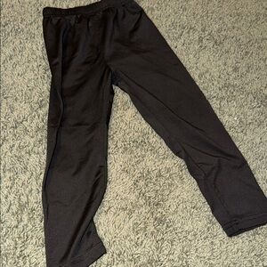 Girls Black Athletic Pants